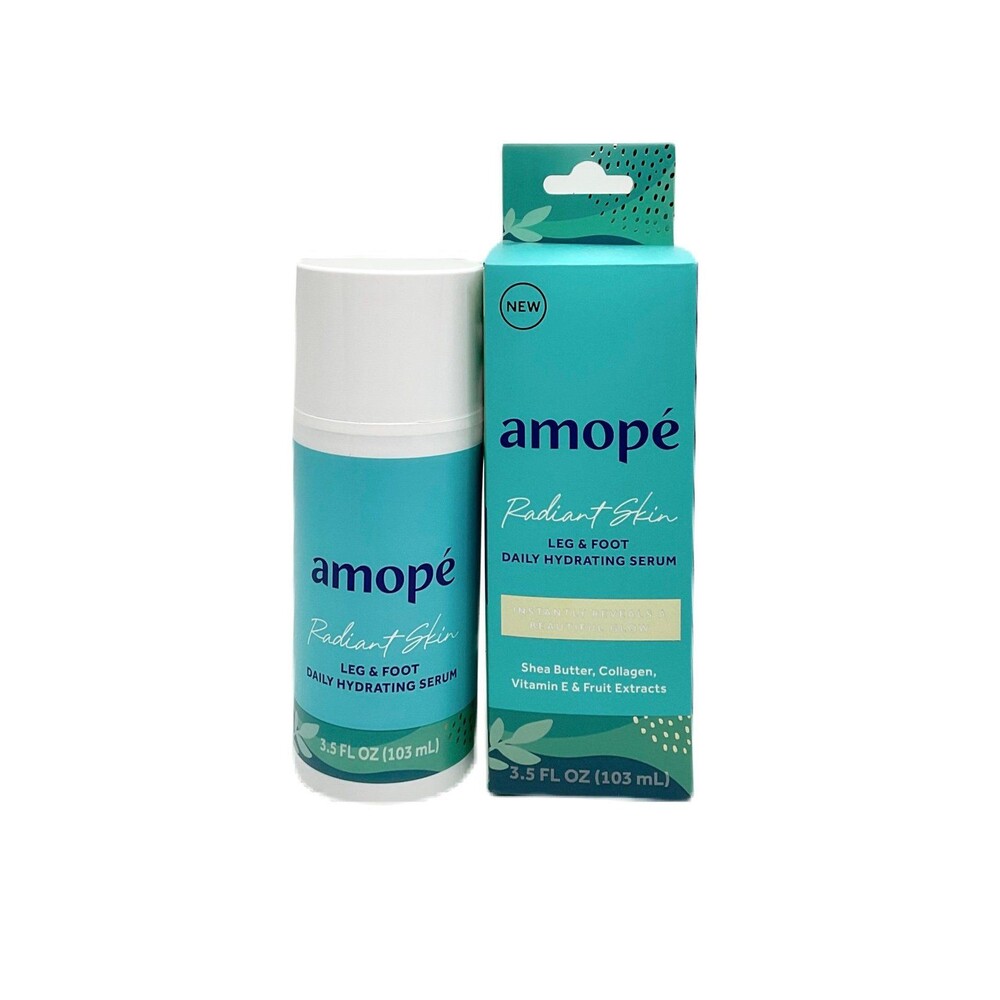 Amope Radiant Skin Leg & Foot Daily Hydrating Serum -3.5 Fl. Oz. (103 ml)
